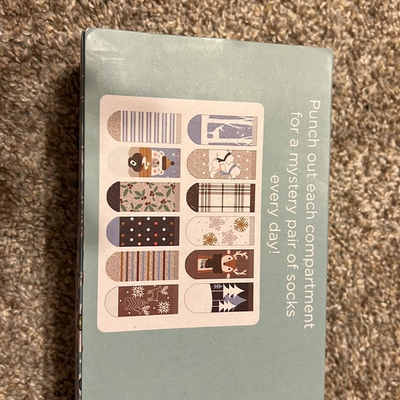 Never opened 12 days of socks. Size 4-10 - Picture 4 of 4